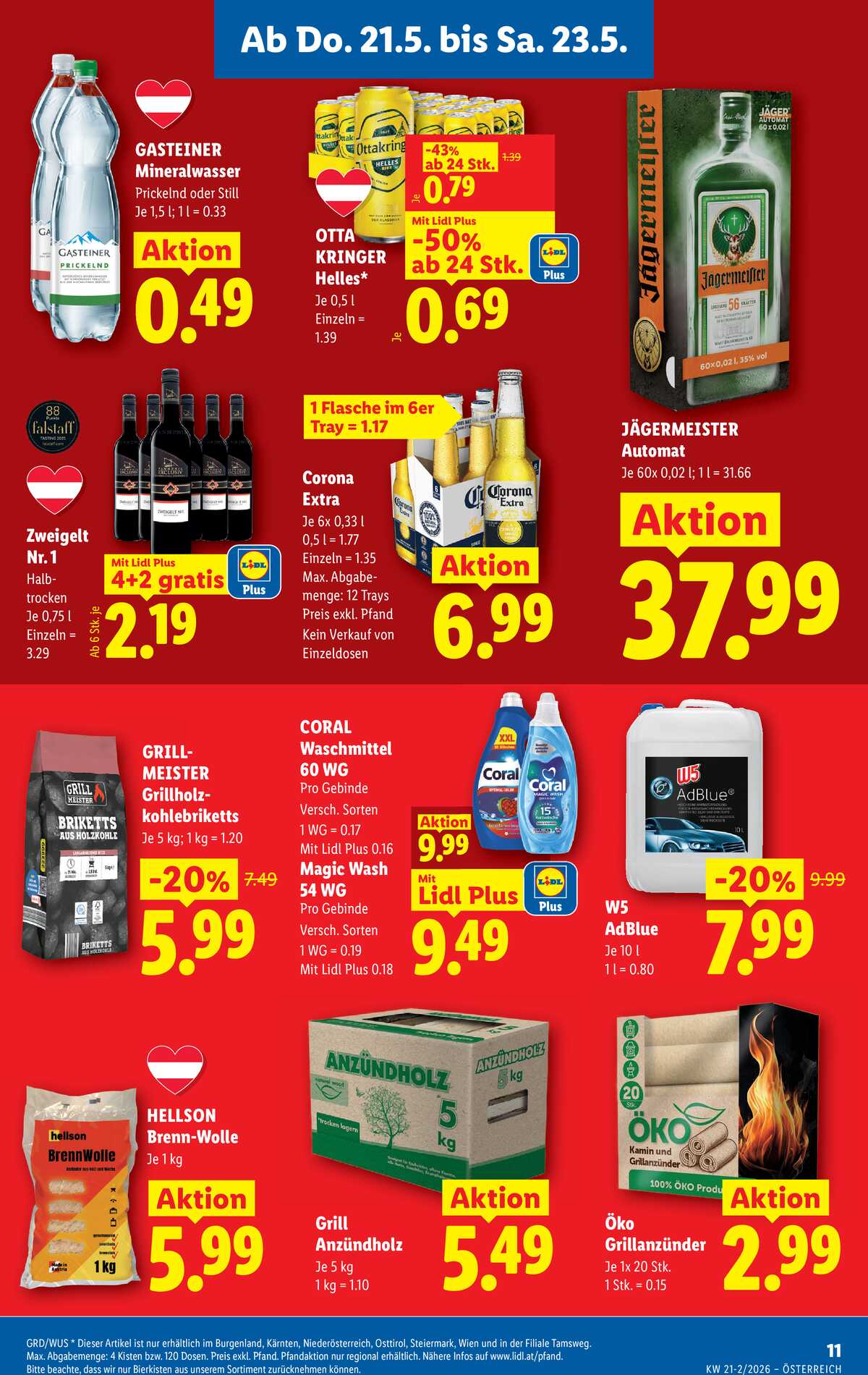 Leták Lidl Rakousko 21.5.-27.5.2026 strana 13