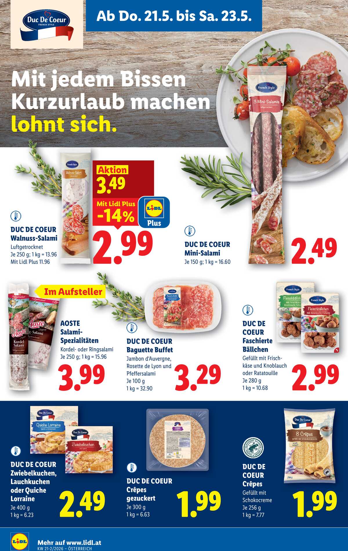 Leták Lidl Rakousko 21.5.-27.5.2026 strana 14