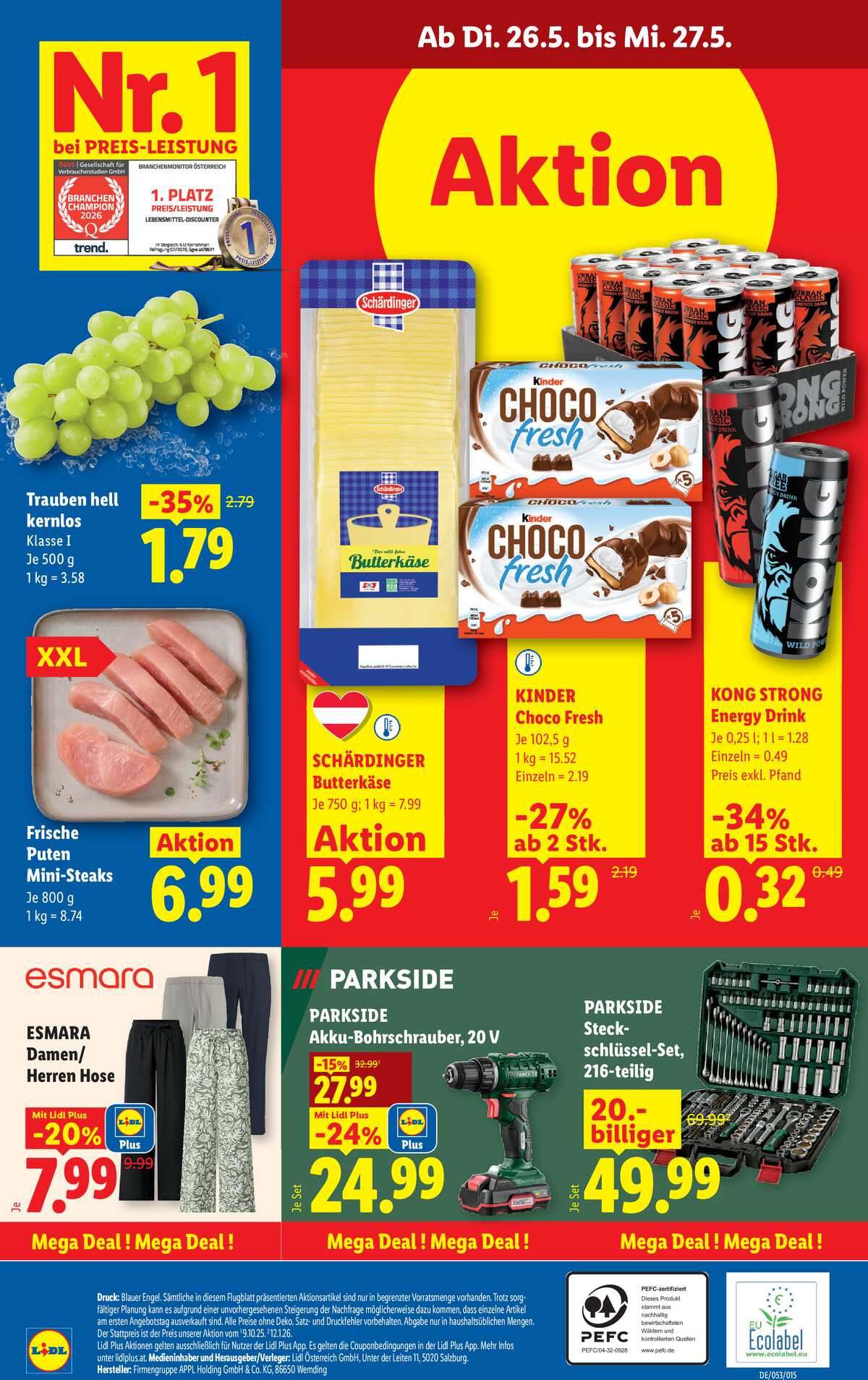 Leták Lidl Rakousko 21.5.-27.5.2026 strana 28
