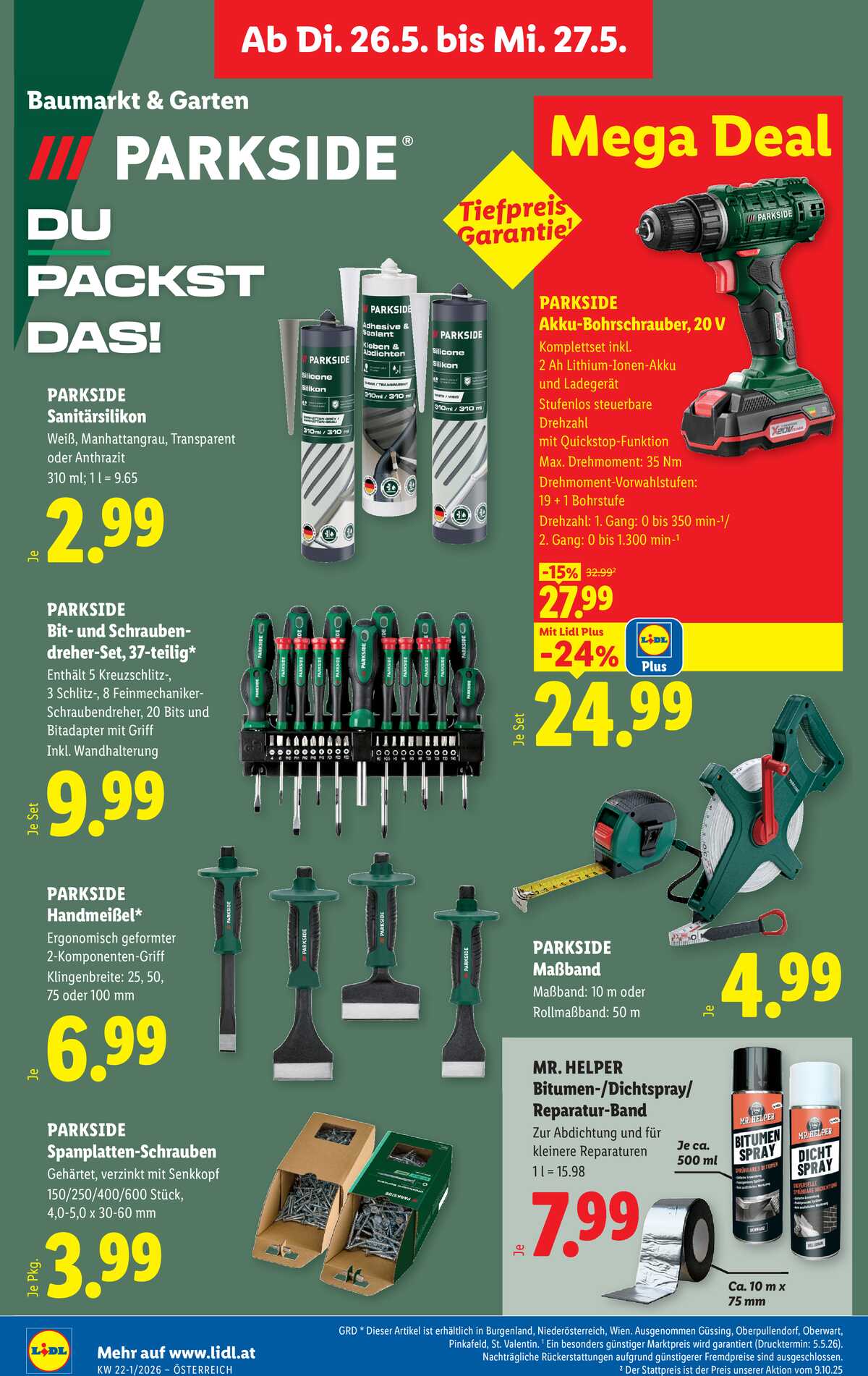 Leták Lidl Rakousko 21.5.-27.5.2026 strana 33