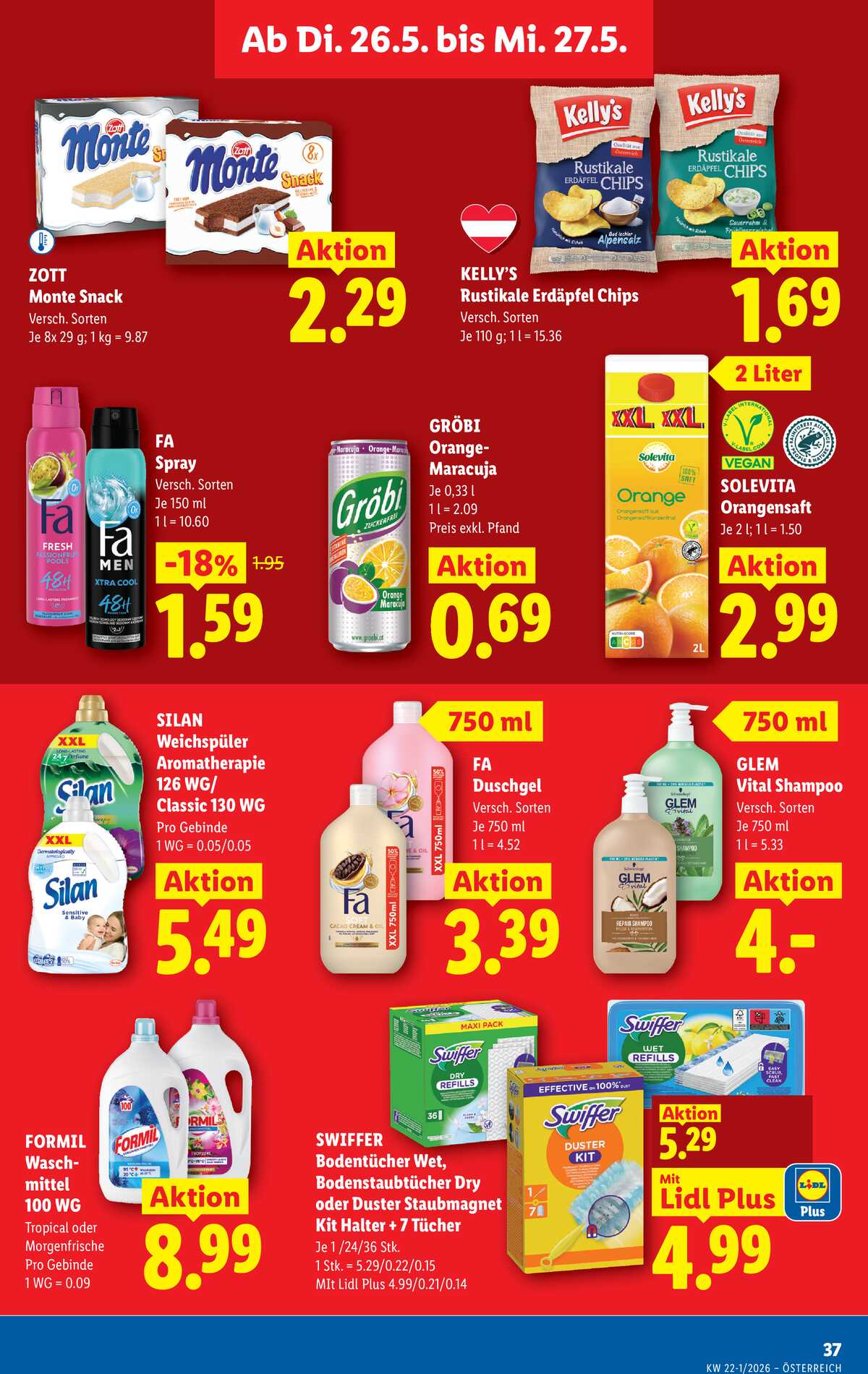 Leták Lidl Rakousko 21.5.-27.5.2026 strana 42