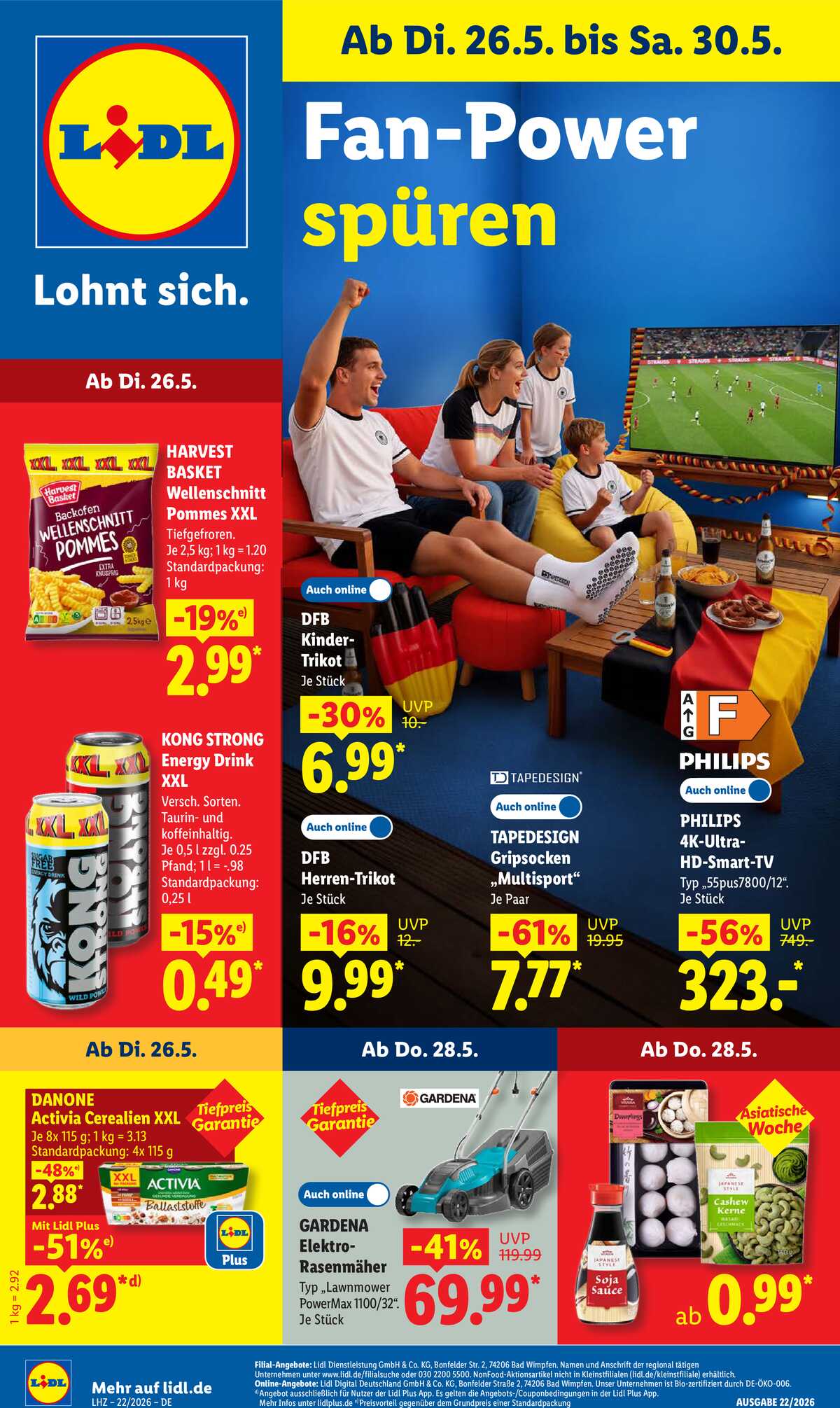 Leták Lidl Německo 26.5.-30.5.2026 strana 1