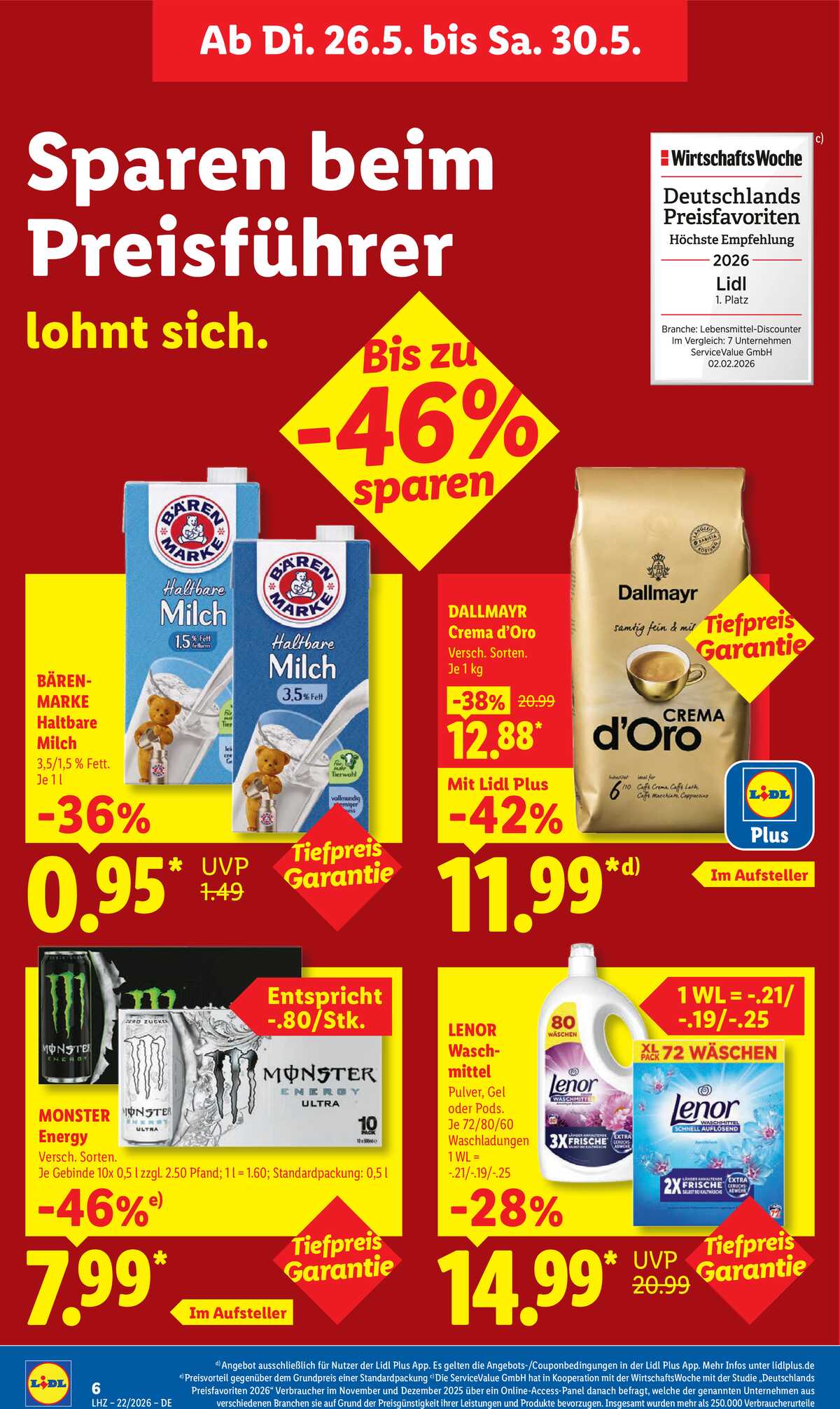 Leták Lidl Německo 26.5.-30.5.2026 strana 12