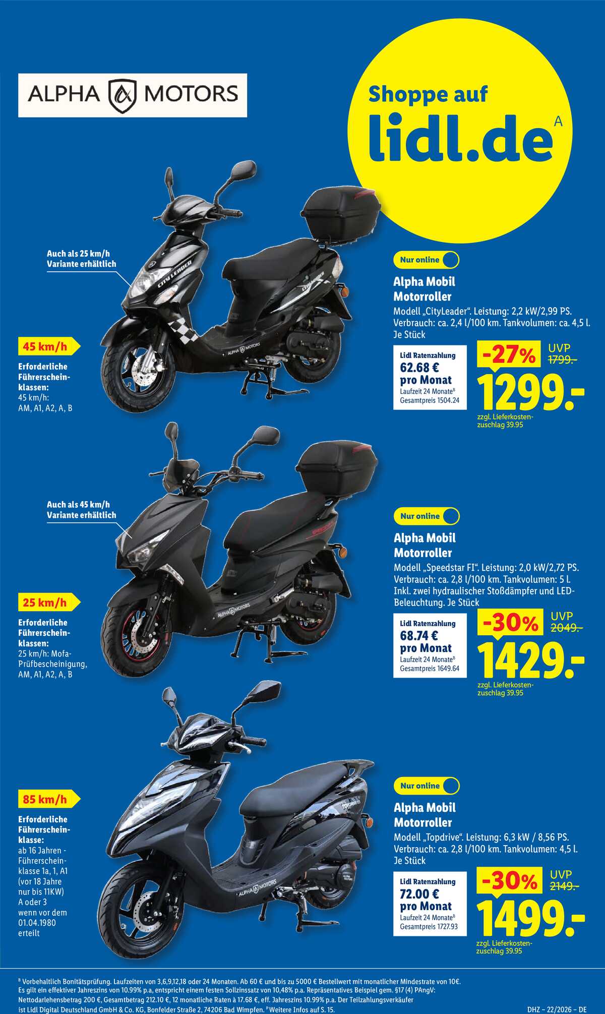 Leták Lidl Německo 26.5.-30.5.2026 strana 45