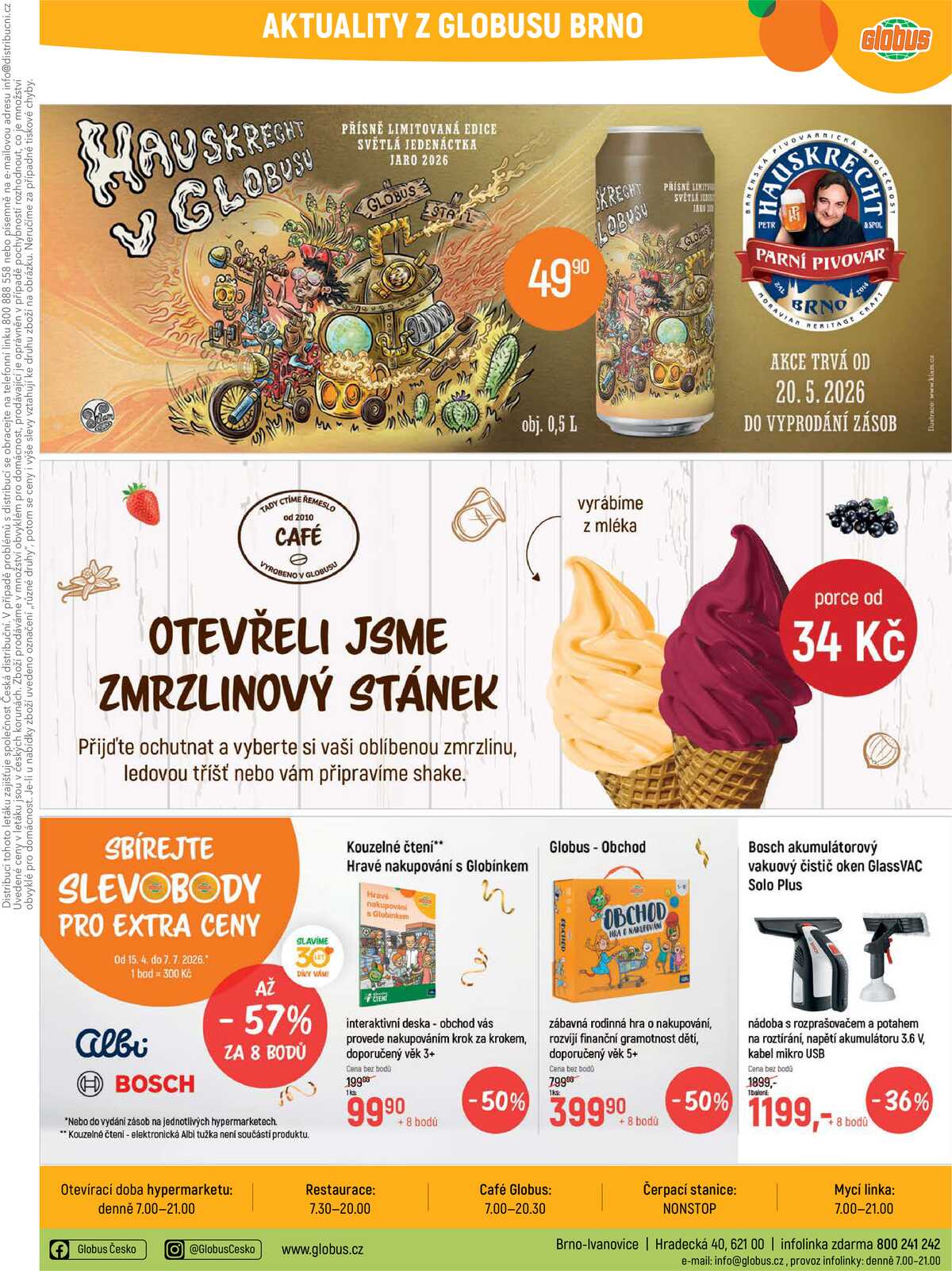 Akční leták Globus 20.5. - 26.5.2026 - Globus Brno Ivanovice strana 43