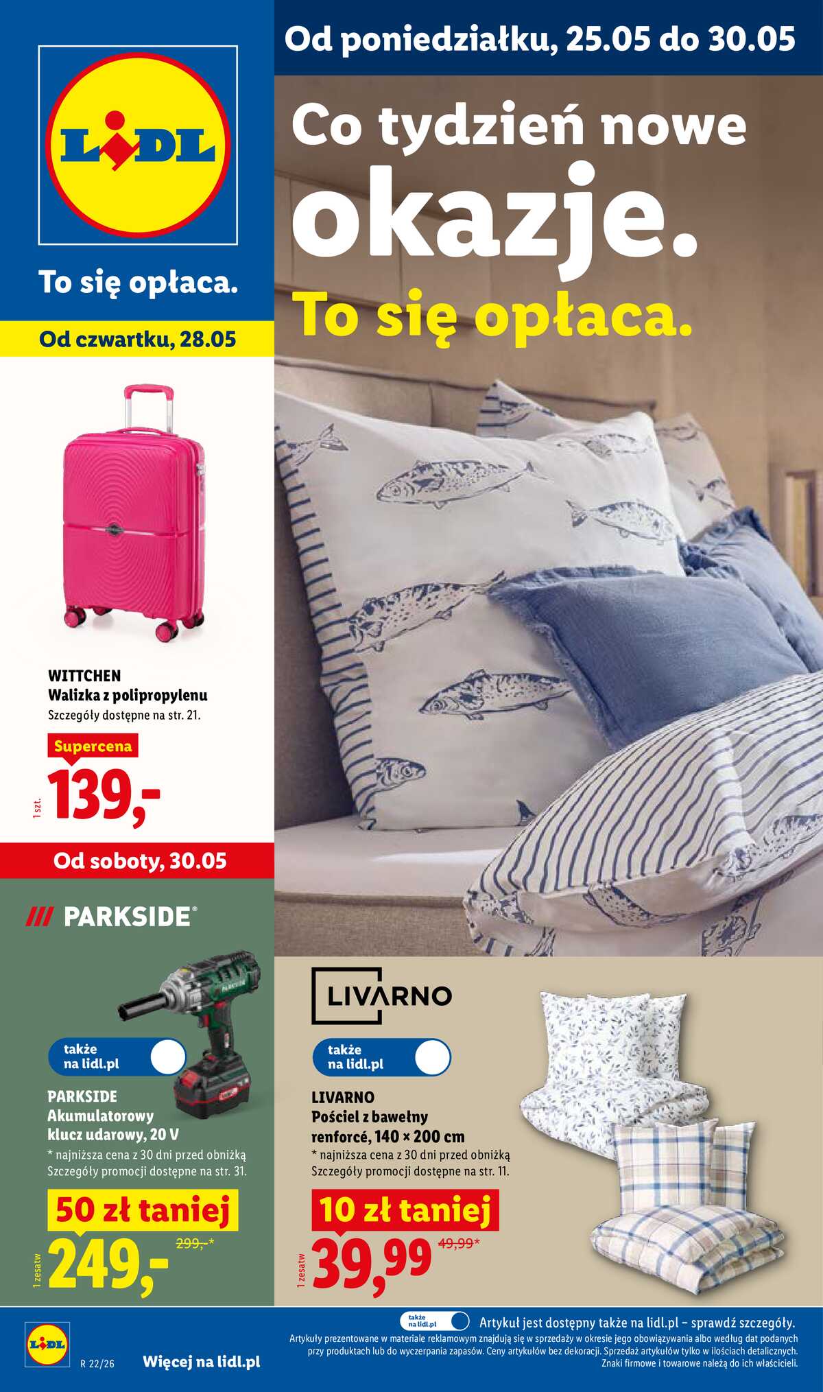 Leták Lidl Polsko 25.5.-30.5.2026 - Katalog platný od 25.05 strana 1
