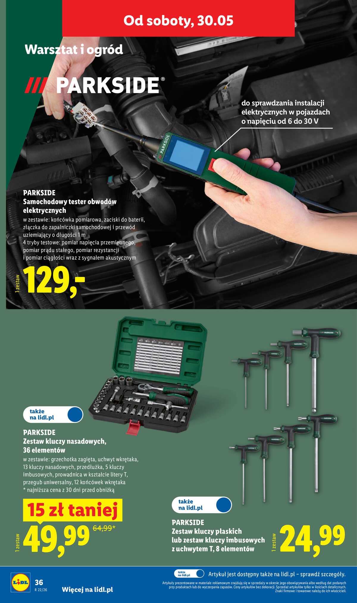 Leták Lidl Polsko 25.5.-30.5.2026 - Katalog platný od 25.05 strana 46