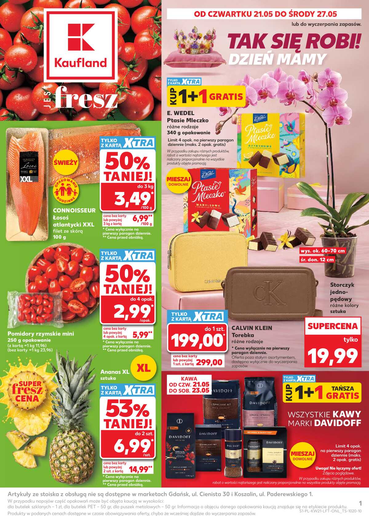 Leták Kaufland Polsko 21.5.-27.5.2026 - Noviny týdne strana 1