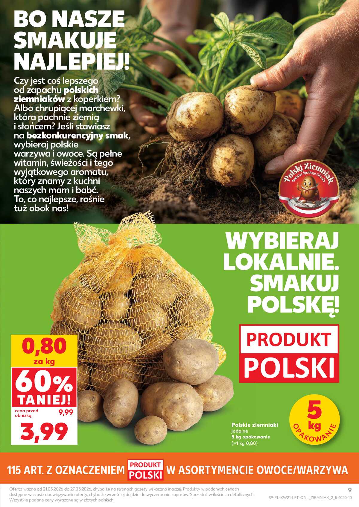Leták Kaufland Polsko 21.5.-27.5.2026 - Noviny týdne strana 9
