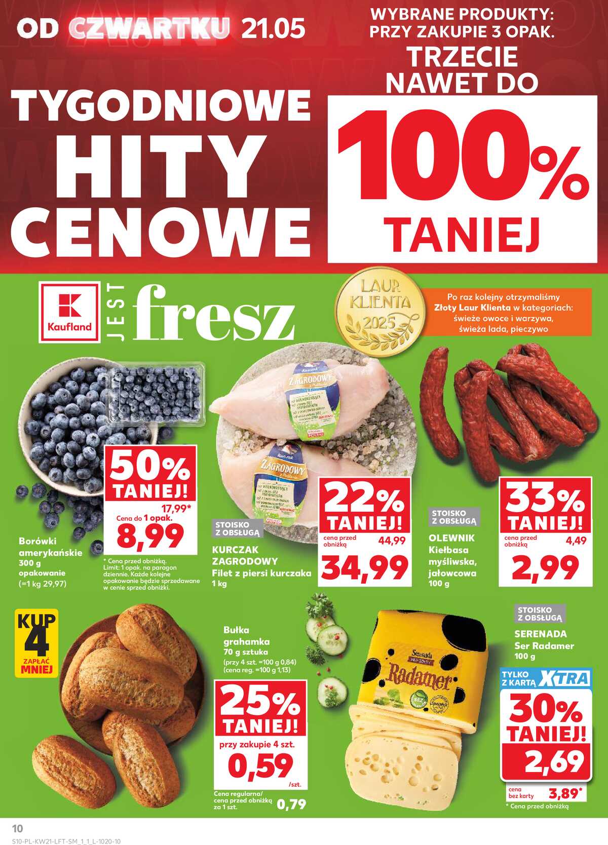 Leták Kaufland Polsko 21.5.-27.5.2026 - Noviny týdne strana 10