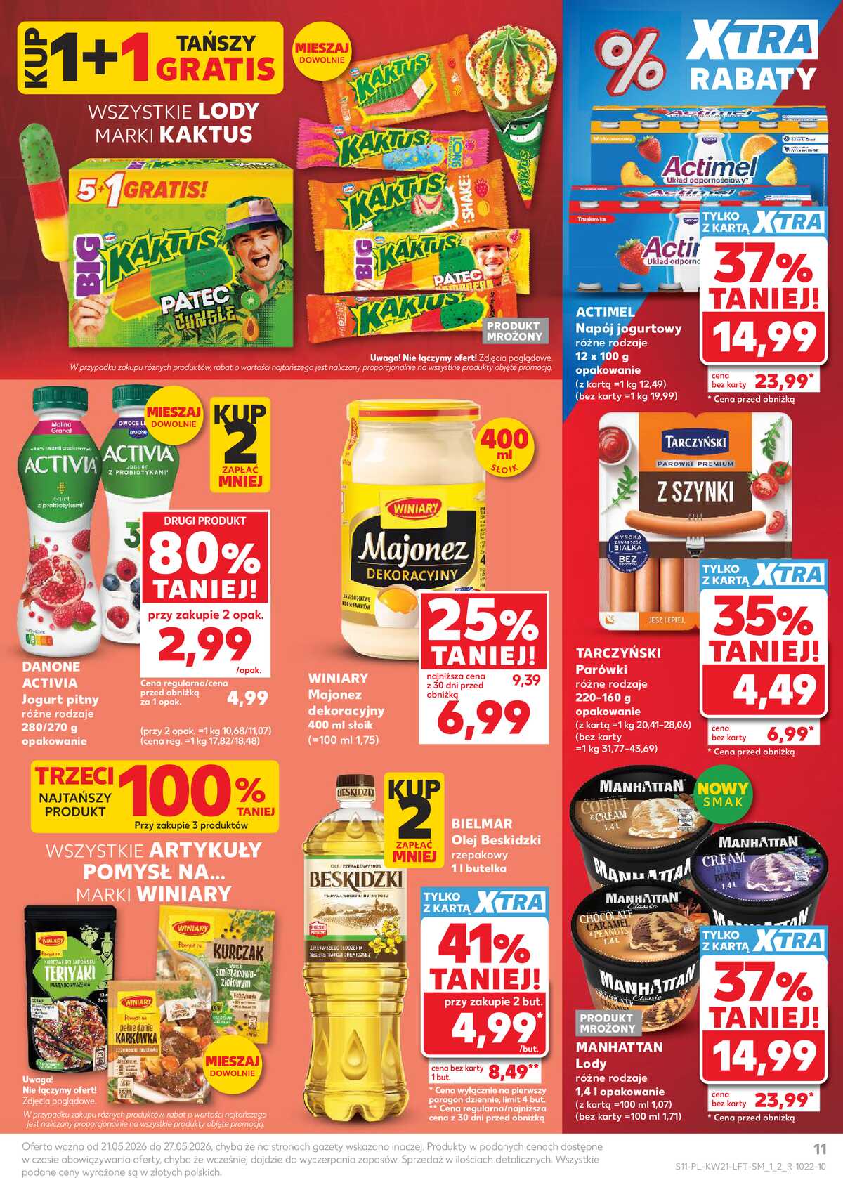 Leták Kaufland Polsko 21.5.-27.5.2026 - Noviny týdne strana 11