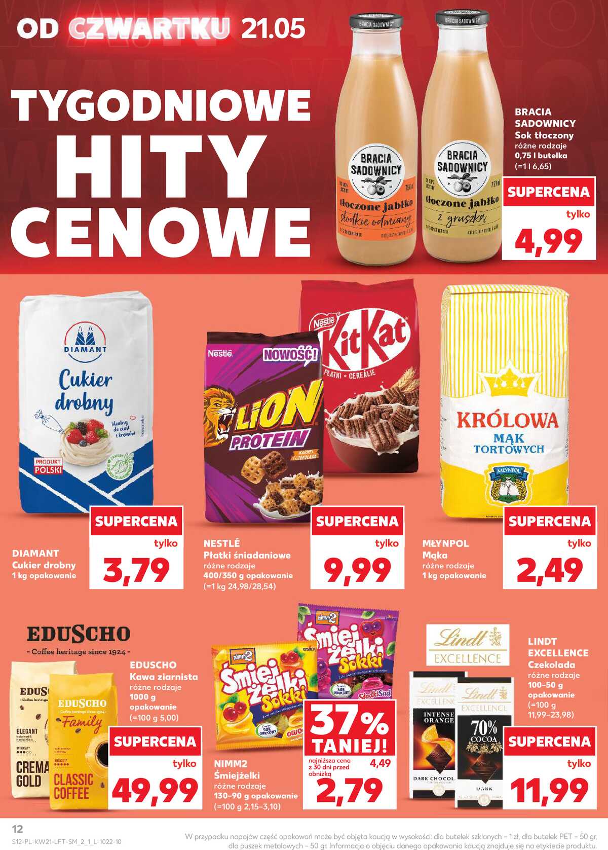 Leták Kaufland Polsko 21.5.-27.5.2026 - Noviny týdne strana 12
