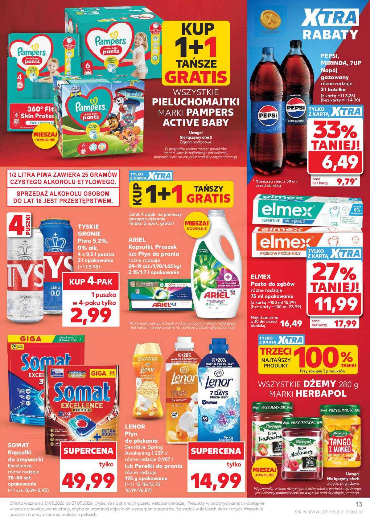 Leták Kaufland Polsko 21.5.-27.5.2026 - Noviny týdne strana 13