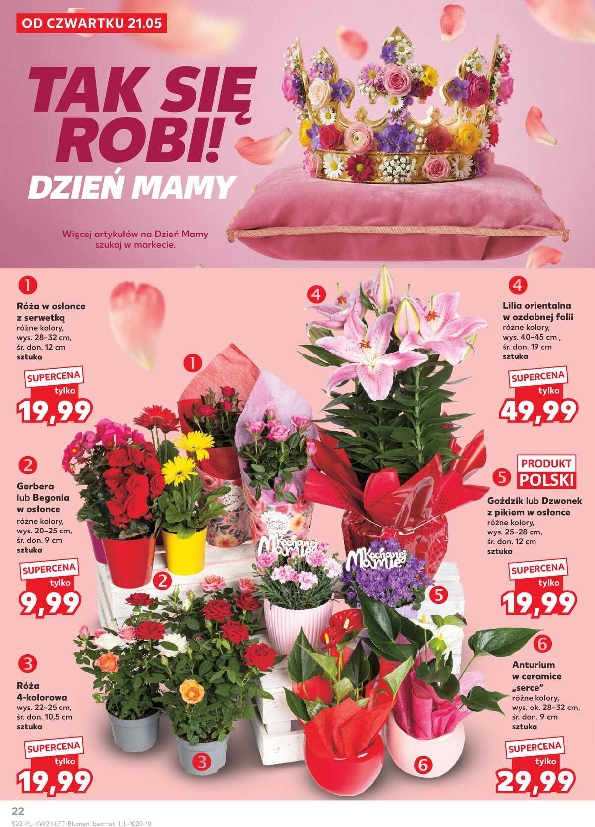 Leták Kaufland Polsko 21.5.-27.5.2026 - Noviny týdne strana 22