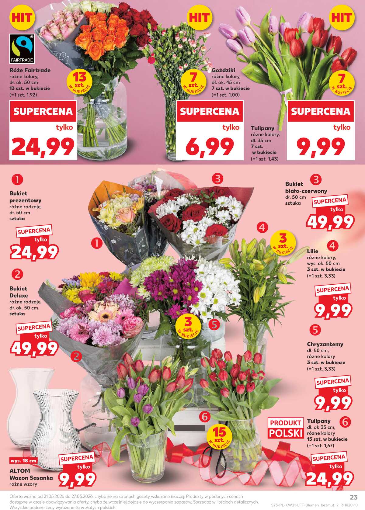 Leták Kaufland Polsko 21.5.-27.5.2026 - Noviny týdne strana 23