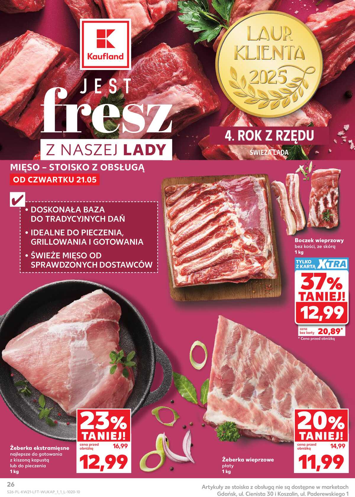 Leták Kaufland Polsko 21.5.-27.5.2026 - Noviny týdne strana 26