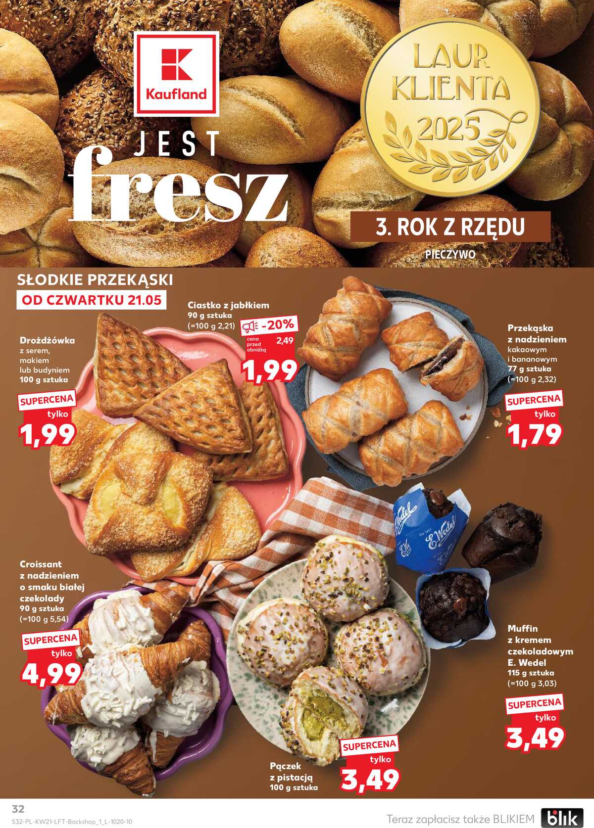 Leták Kaufland Polsko 21.5.-27.5.2026 - Noviny týdne strana 32