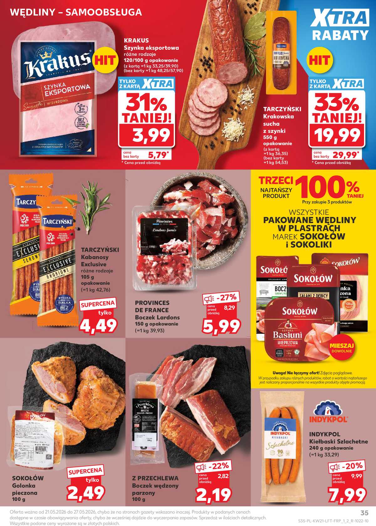 Leták Kaufland Polsko 21.5.-27.5.2026 - Noviny týdne strana 35