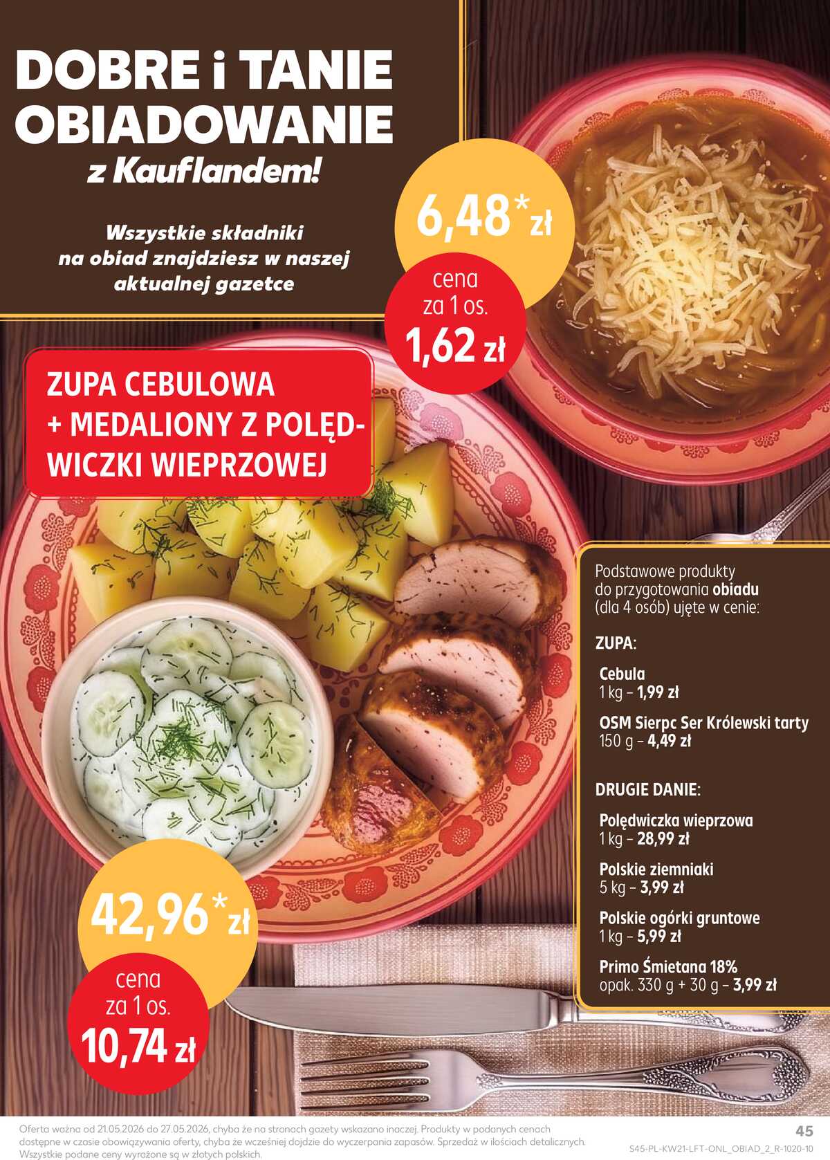 Leták Kaufland Polsko 21.5.-27.5.2026 - Noviny týdne strana 45