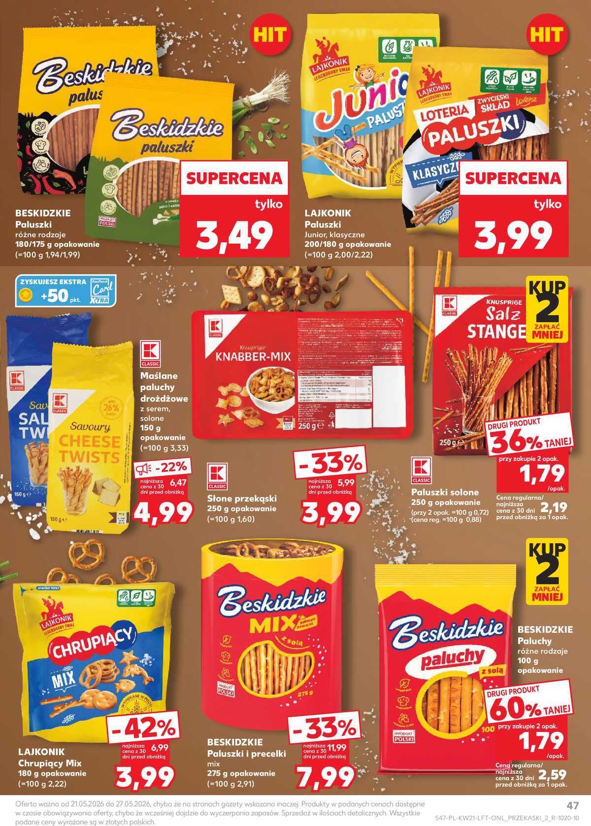 Leták Kaufland Polsko 21.5.-27.5.2026 - Noviny týdne strana 47