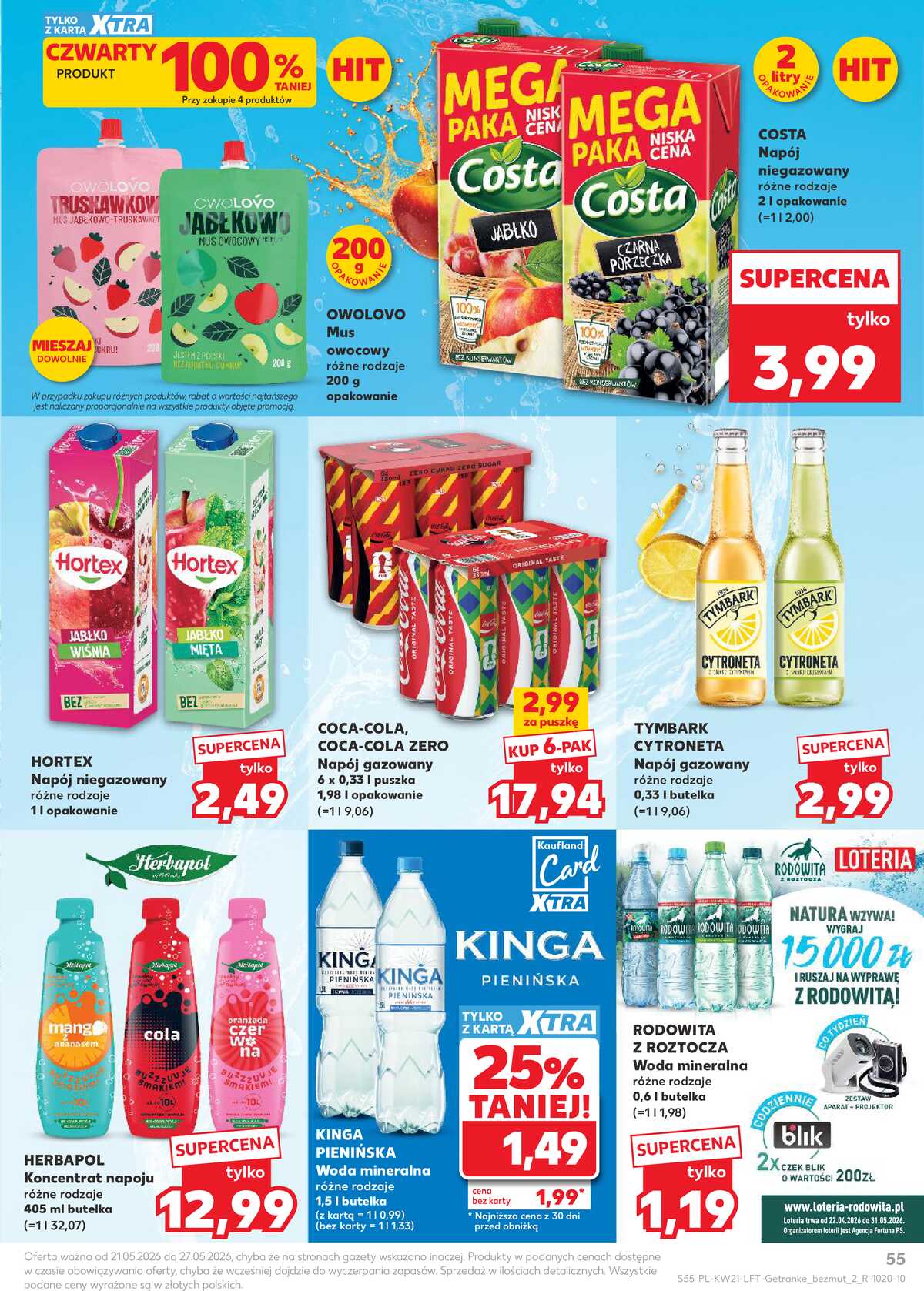 Leták Kaufland Polsko 21.5.-27.5.2026 - Noviny týdne strana 55