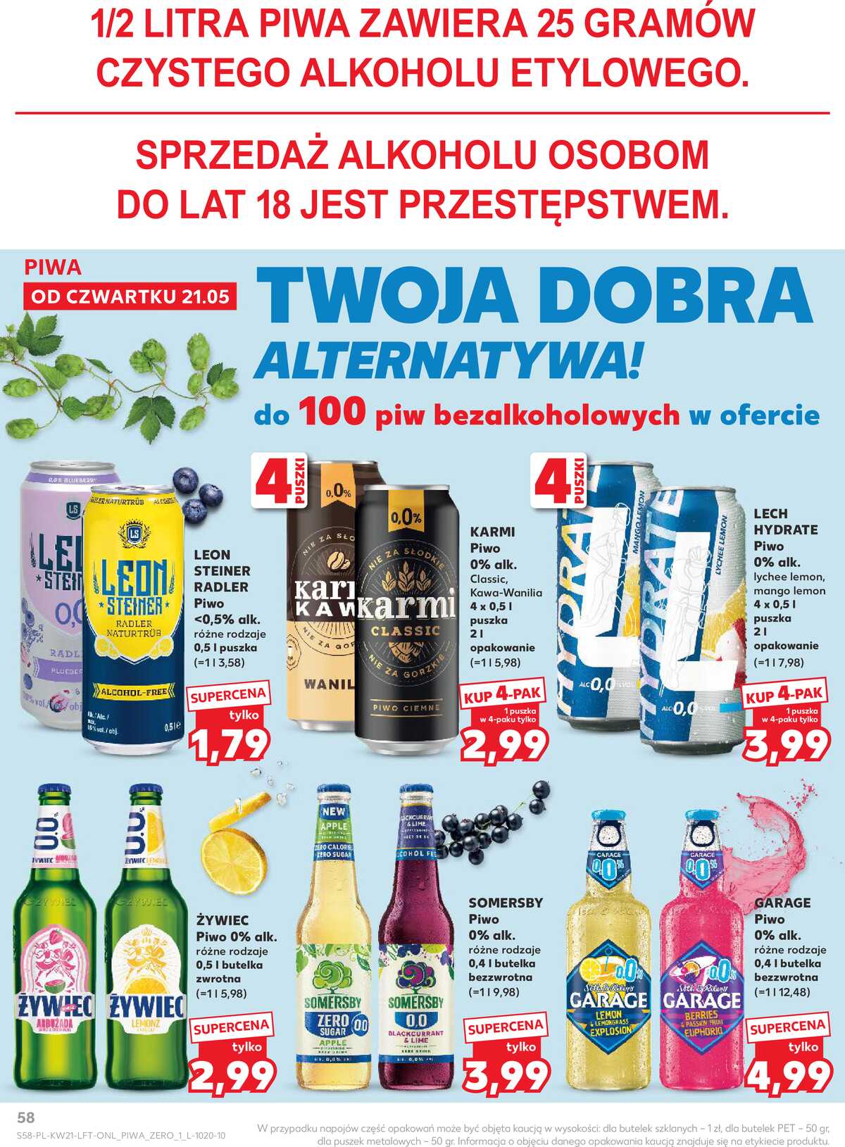 Leták Kaufland Polsko 21.5.-27.5.2026 - Noviny týdne strana 58