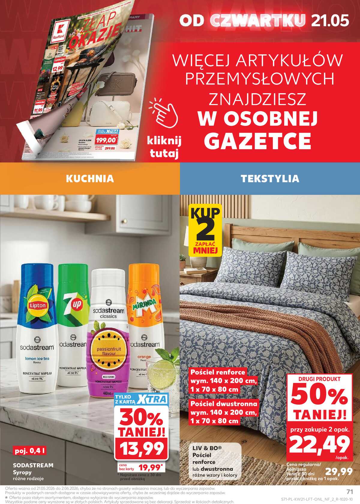 Leták Kaufland Polsko 21.5.-27.5.2026 - Noviny týdne strana 71