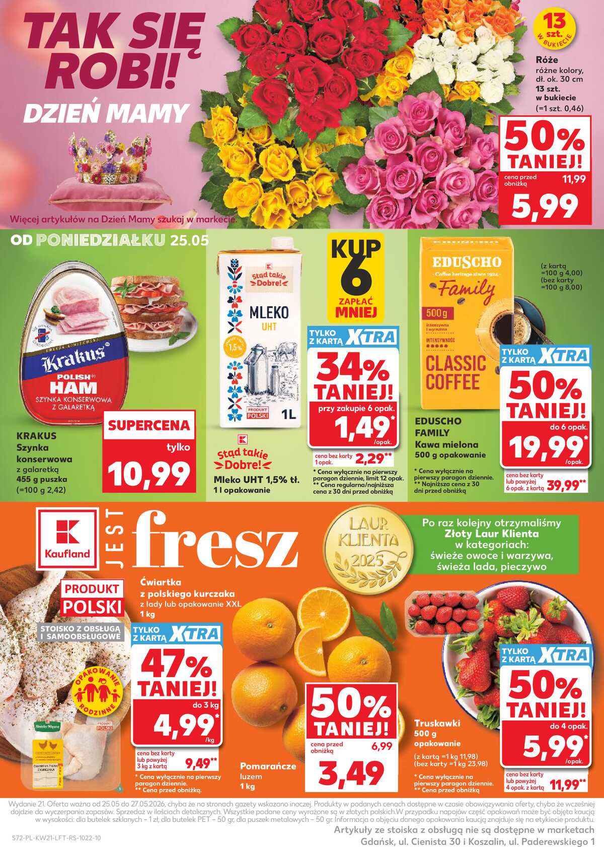 Leták Kaufland Polsko 21.5.-27.5.2026 - Noviny týdne strana 72