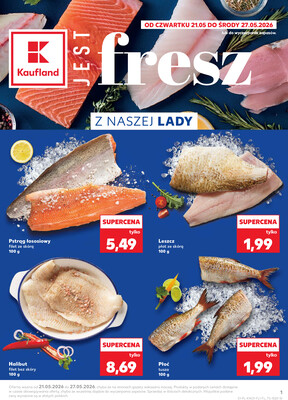 Leták Kaufland Polsko 21.5.-27.5.2026 - Ryby z našeho pultu