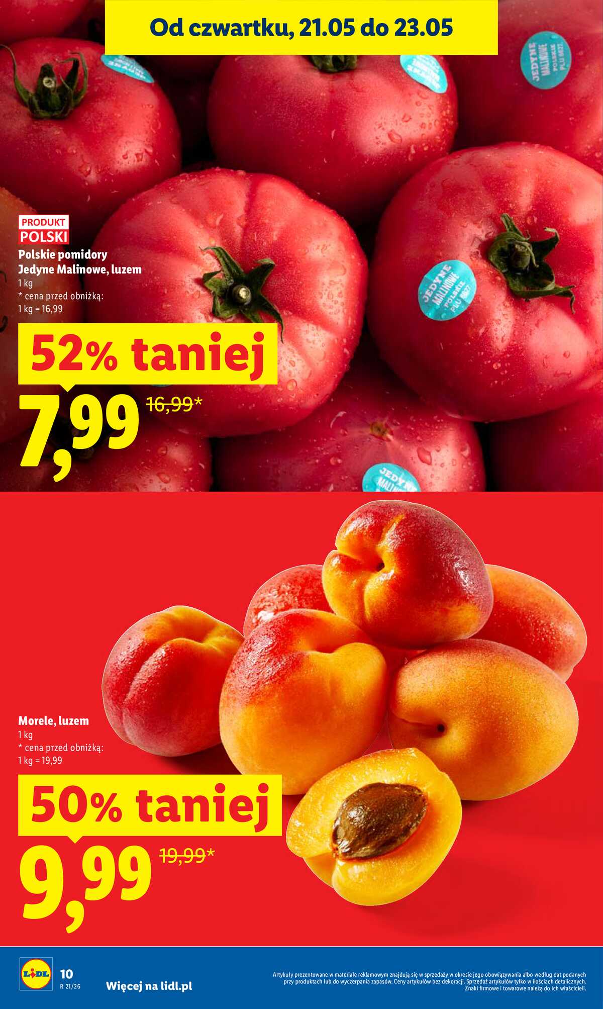 Leták Lidl Polsko 21.5.-23.5.2026 - Zpravodaj platný od 21.05 do 23.05 strana 10