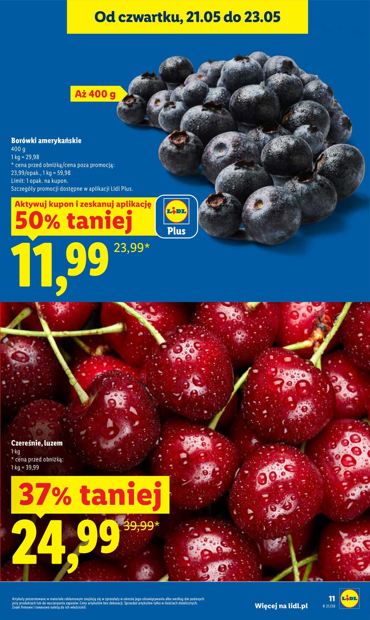 Leták Lidl Polsko 21.5.-23.5.2026 - Zpravodaj platný od 21.05 do 23.05 strana 11