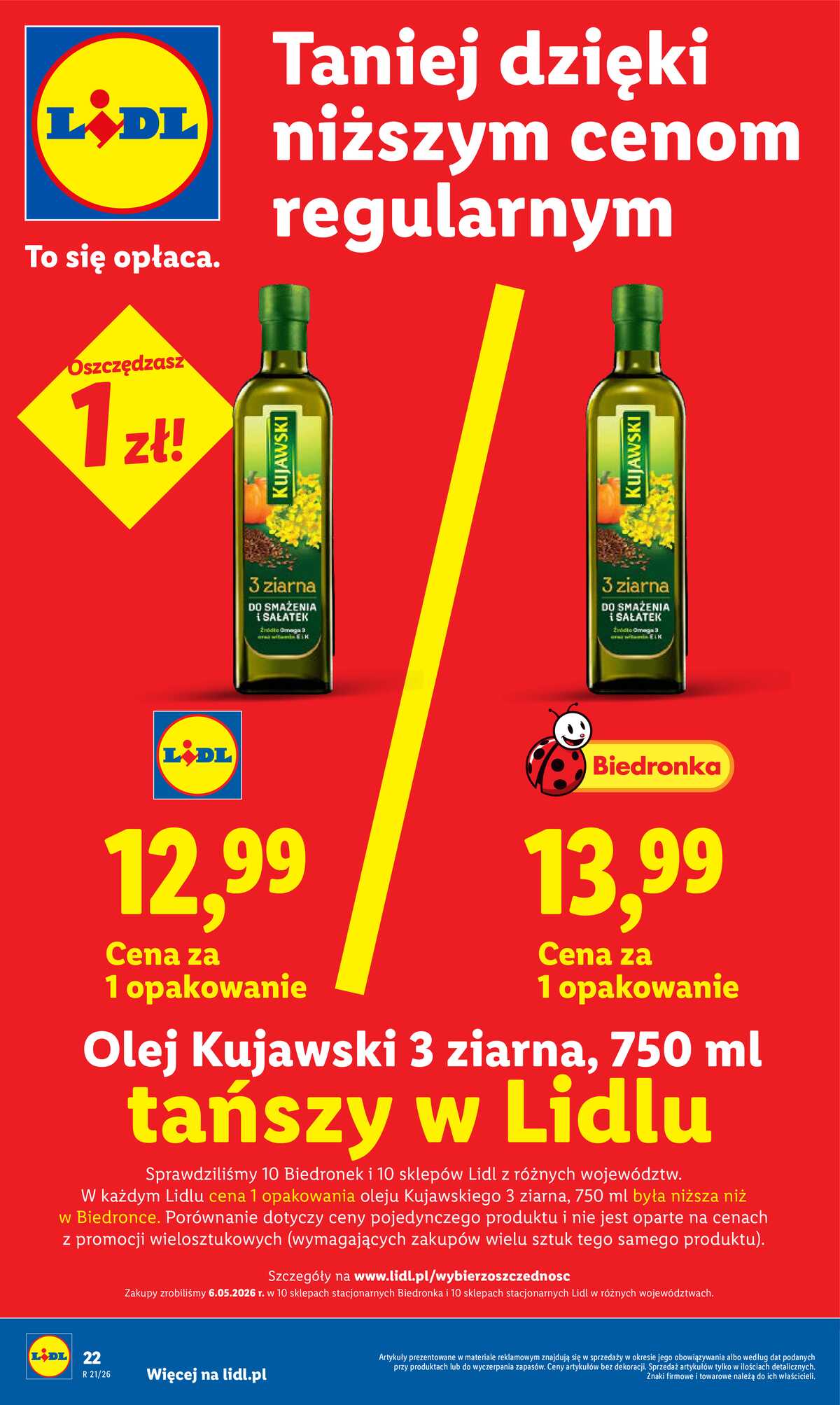 Leták Lidl Polsko 21.5.-23.5.2026 - Zpravodaj platný od 21.05 do 23.05 strana 22