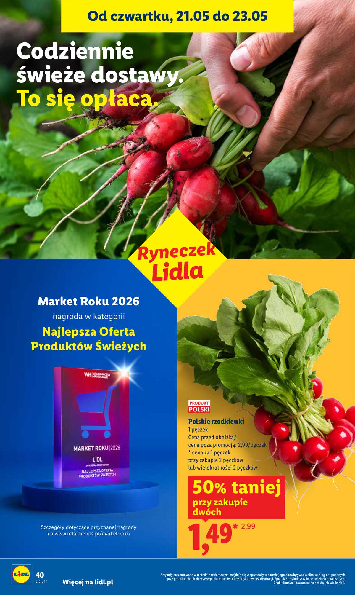 Leták Lidl Polsko 21.5.-23.5.2026 - Zpravodaj platný od 21.05 do 23.05 strana 40