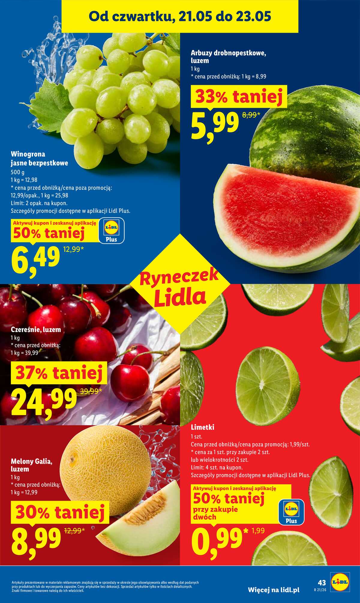 Leták Lidl Polsko 21.5.-23.5.2026 - Zpravodaj platný od 21.05 do 23.05 strana 43