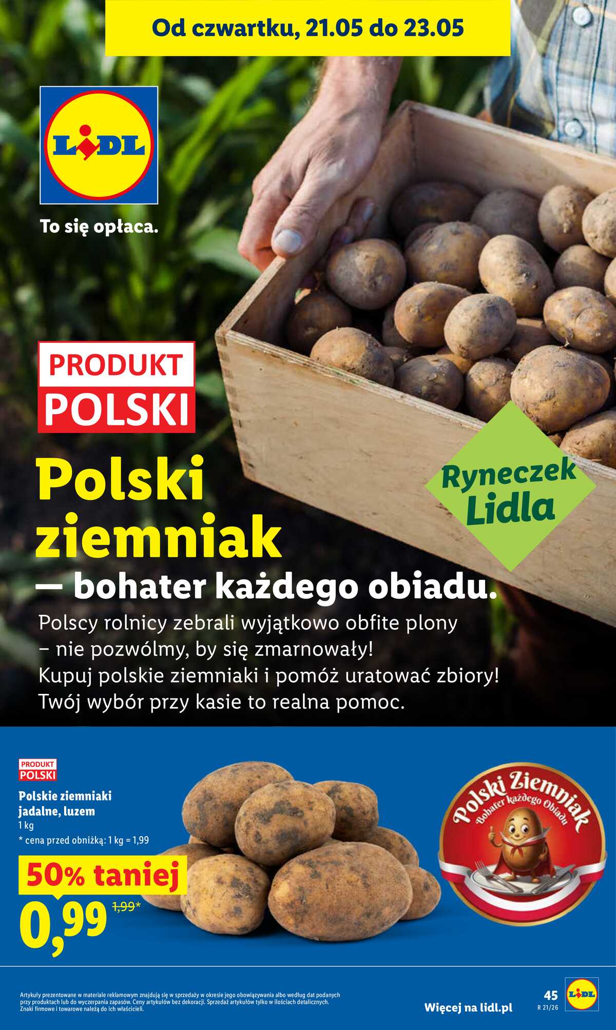 Leták Lidl Polsko 21.5.-23.5.2026 - Zpravodaj platný od 21.05 do 23.05 strana 45