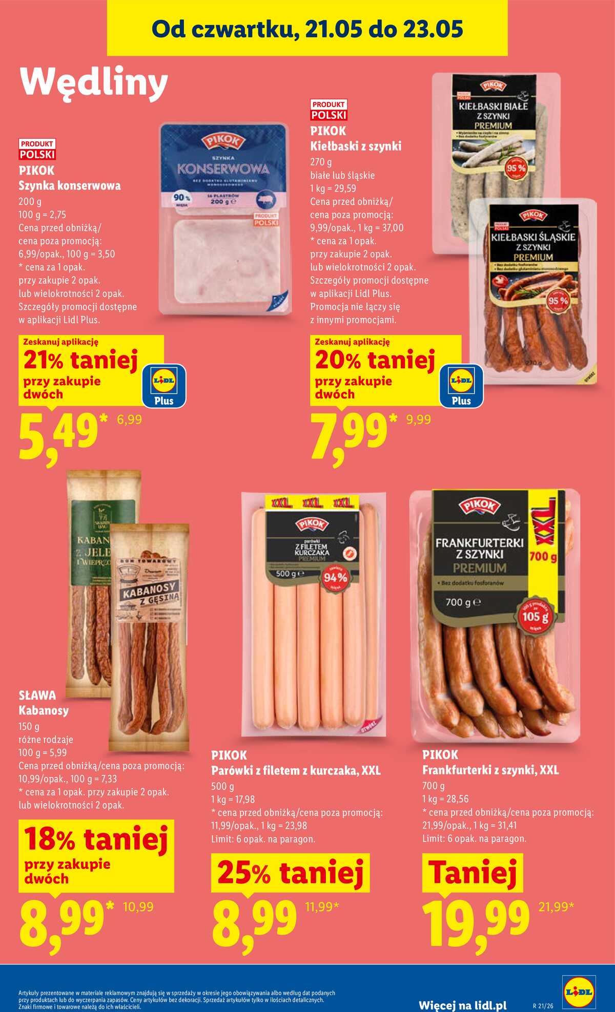 Leták Lidl Polsko 21.5.-23.5.2026 - Zpravodaj platný od 21.05 do 23.05 strana 59