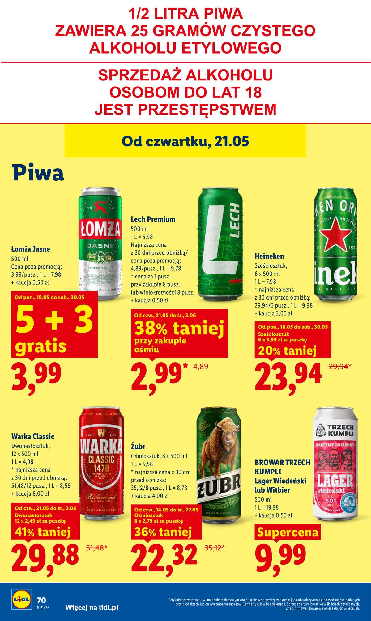 Leták Lidl Polsko 21.5.-23.5.2026 - Zpravodaj platný od 21.05 do 23.05 strana 76
