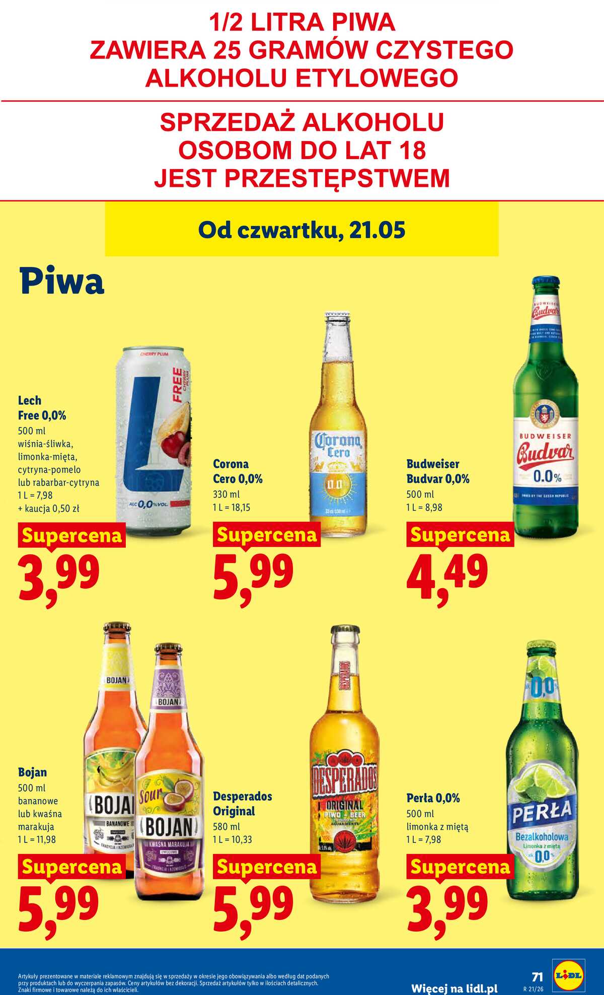 Leták Lidl Polsko 21.5.-23.5.2026 - Zpravodaj platný od 21.05 do 23.05 strana 77
