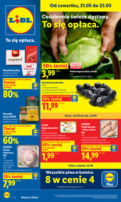 Leták Lidl Polsko 21.5.-23.5.2026 - Zpravodaj platný od 21.05 do 23.05
