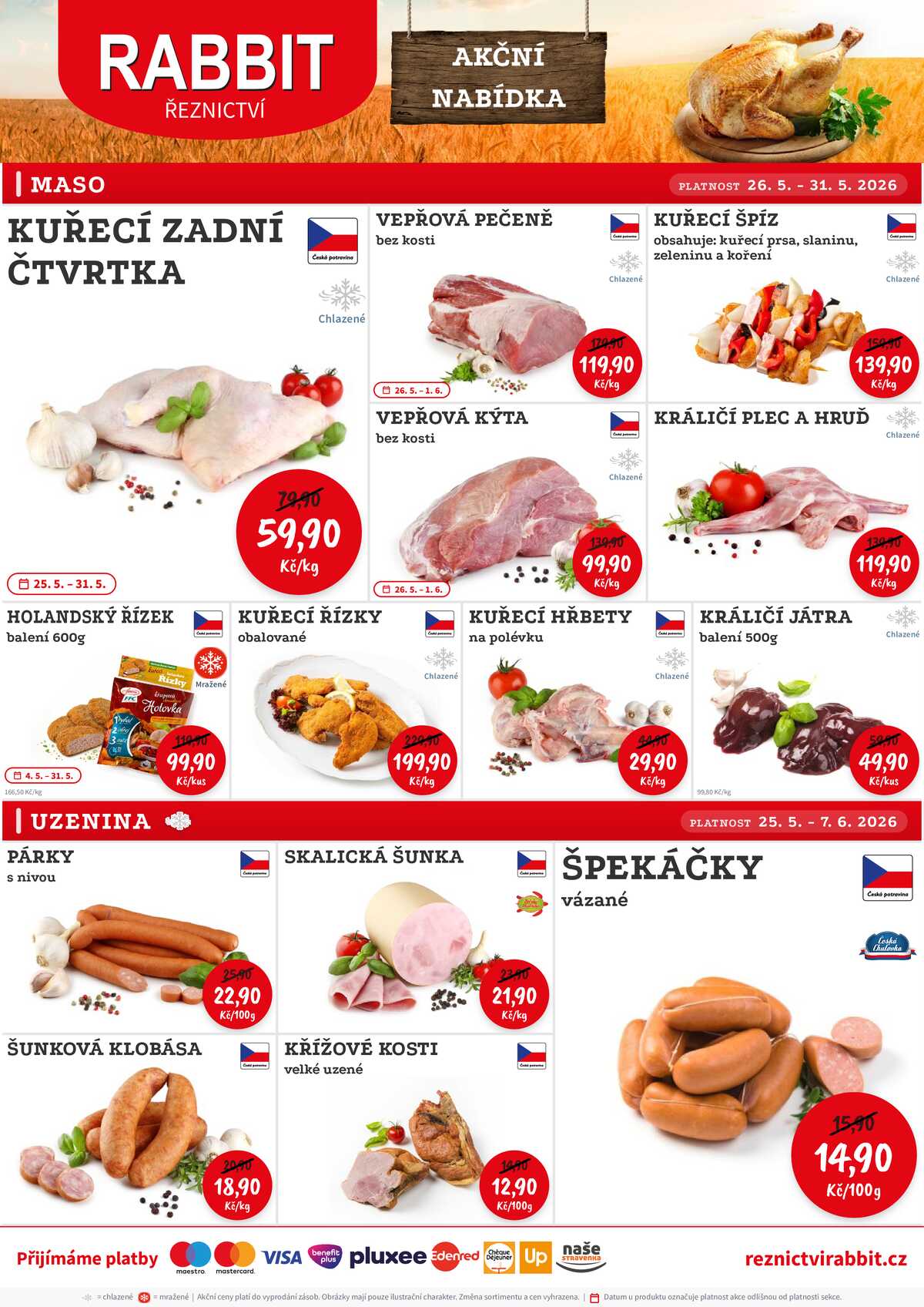 RABBIT řeznictví od 25.5. do 31.5.2026 strana 1