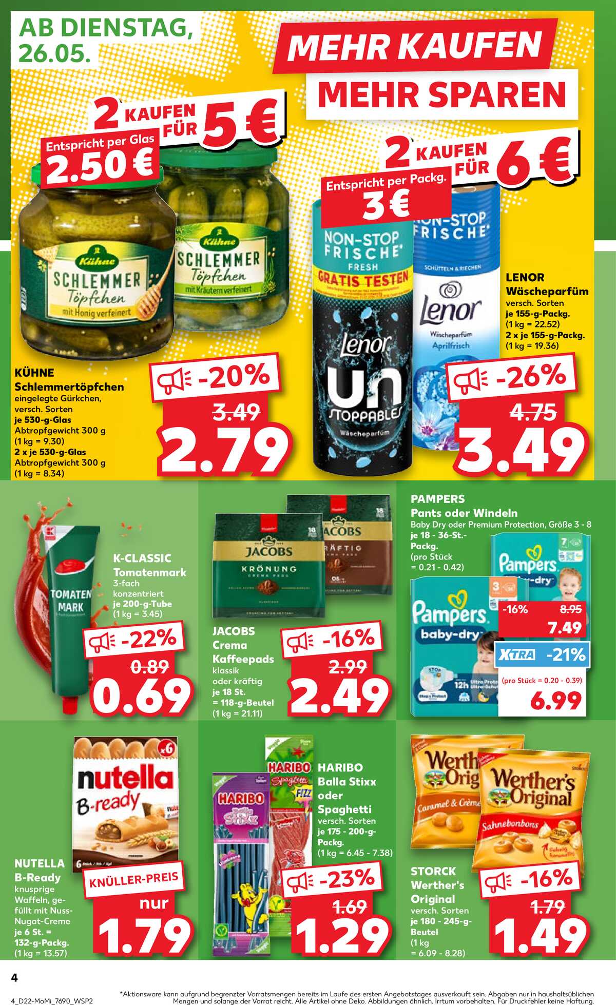 Leták Kaufland Německo 26.5.-27.5.2026 strana 4