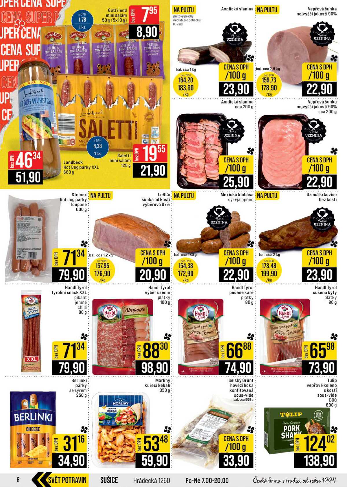 JIP Cash & Carry Brno, Praha, Ostrava, Jilemnice, Pardubice, Ostrava, Karlovy Vary, Olomouc a Zlín od 20.5. do 26.5.2026 strana 6