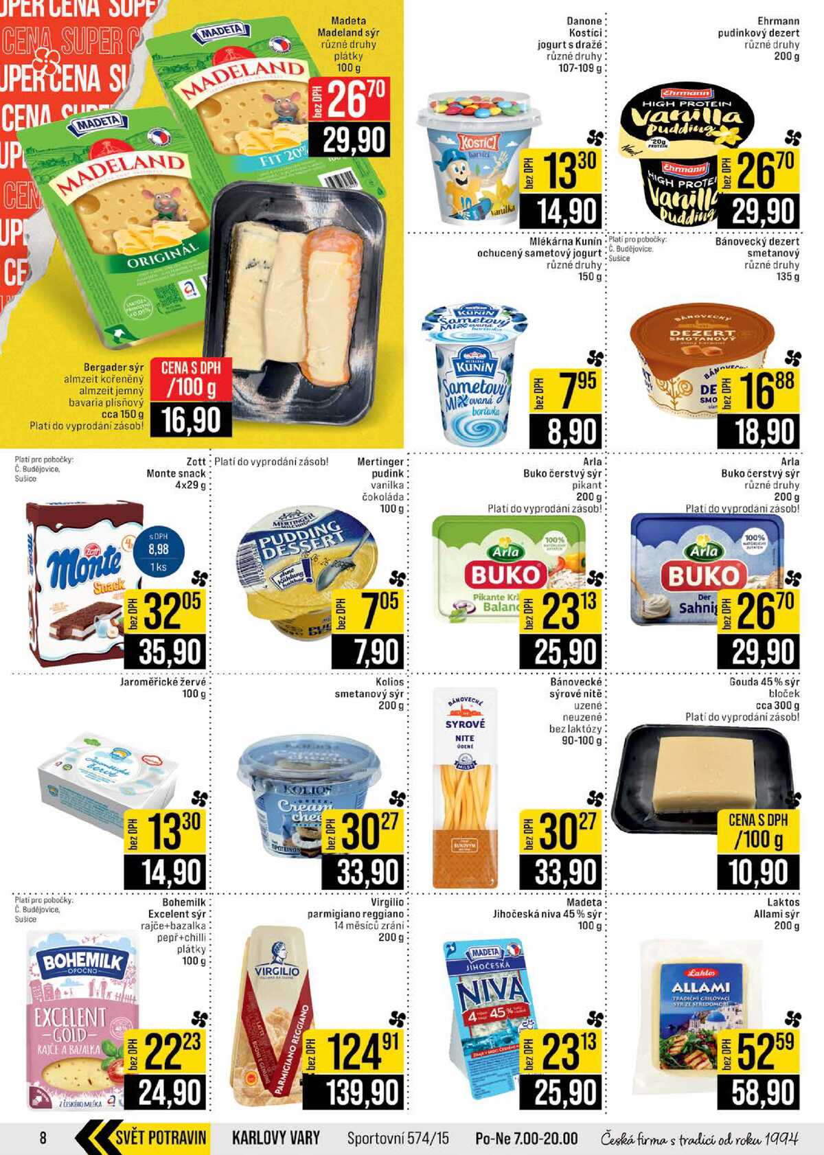 JIP Cash & Carry České Budějovice, Most, Náchod, Polička, Sušice a Svoboda nad Úpou od 20.5. do 26.5.2026 strana 8