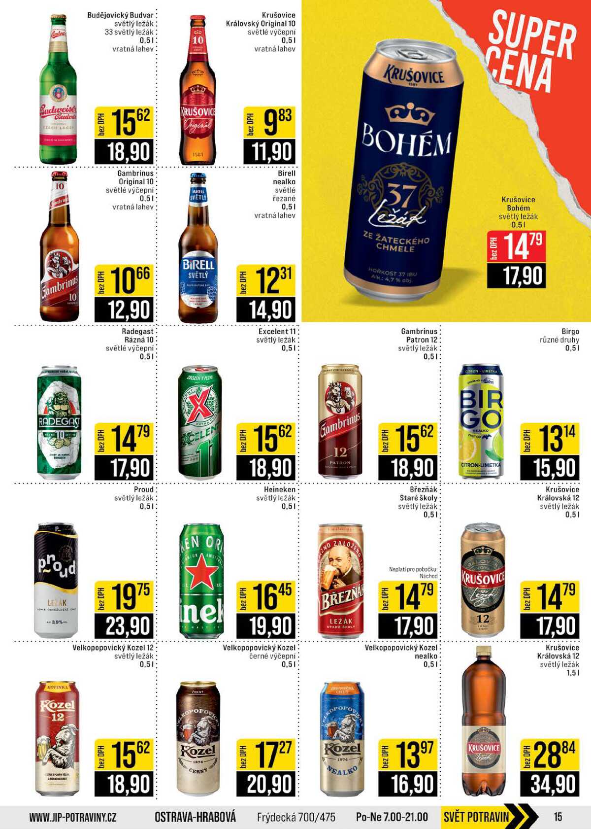 JIP Cash & Carry České Budějovice, Most, Náchod, Polička, Sušice a Svoboda nad Úpou od 20.5. do 26.5.2026 strana 15