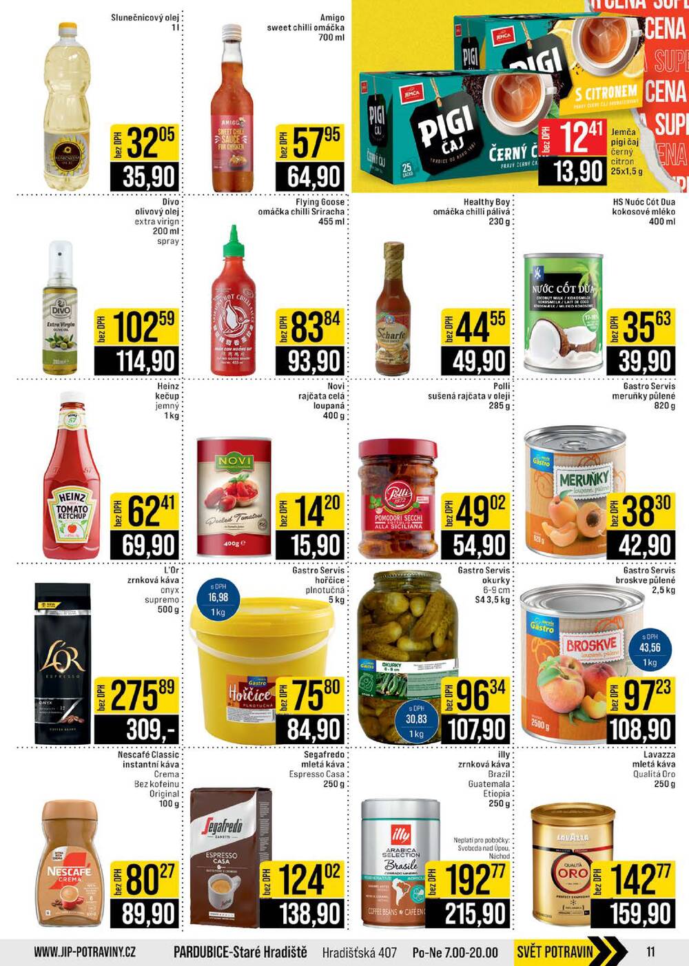 JIP Cash & Carry České Budějovice, Most, Náchod, Polička, Sušice a Svoboda nad Úpou od 20.5. do 26.5.2026