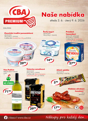 CBA Premium od 3.6. do 9.6.2026