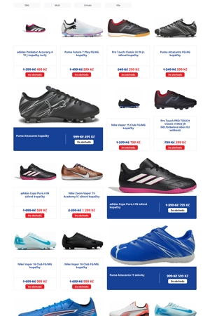 Intersport Kopačky a míče - 22. 5. 2026