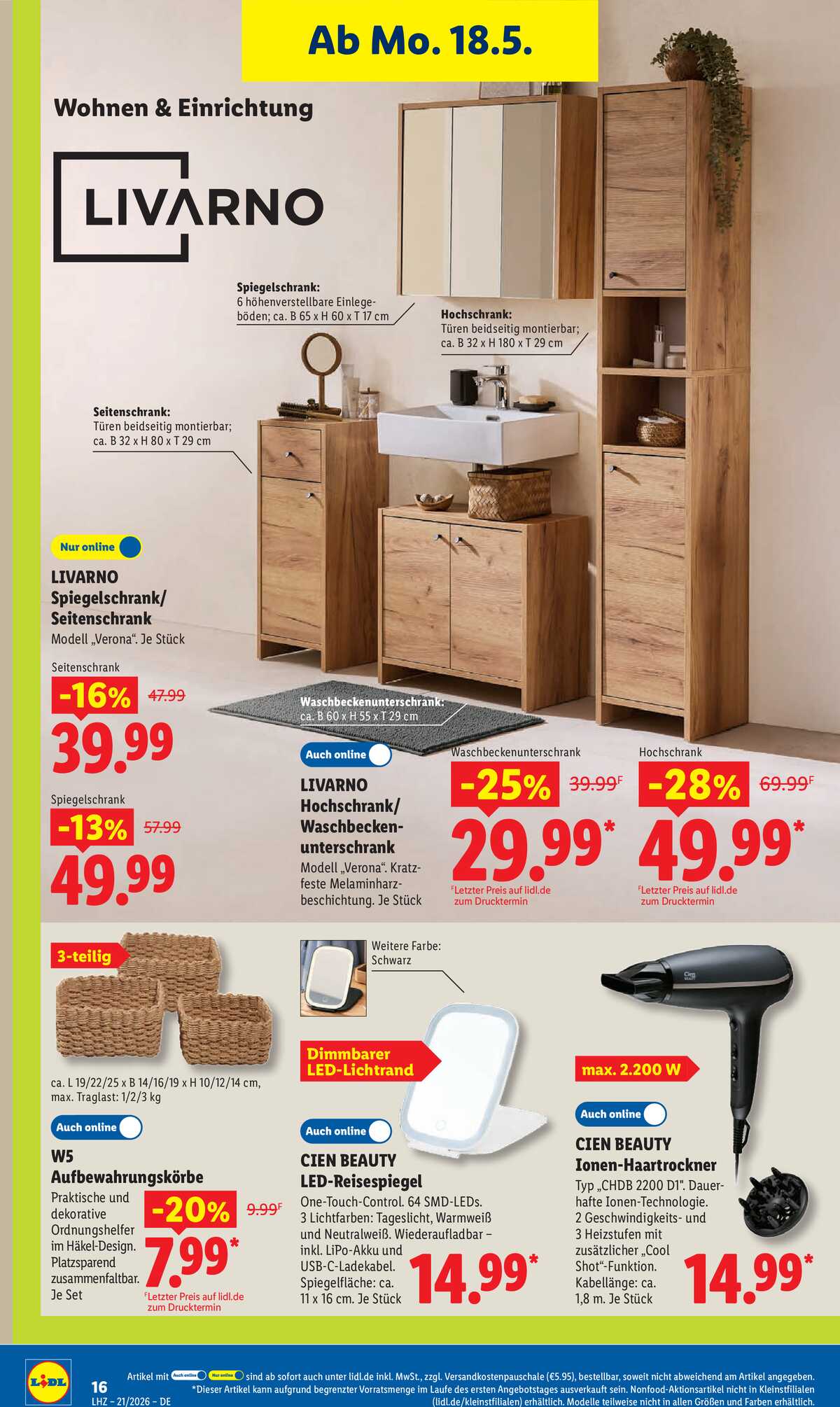 Leták Lidl Německo 18.5.-23.5.2026 strana 34