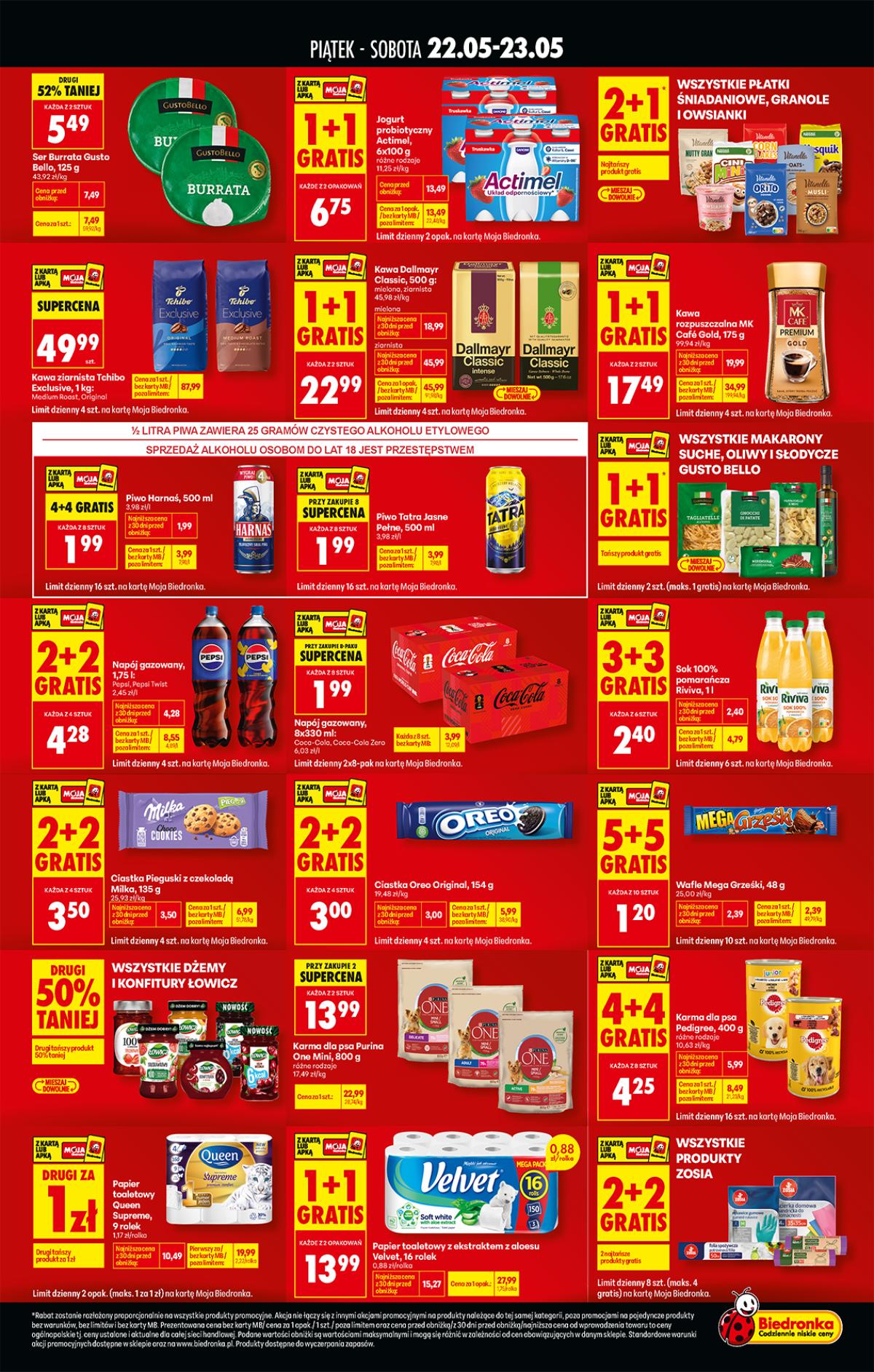 Leták Biedronka Polsko 22.5.-23.5.2026 strana 2
