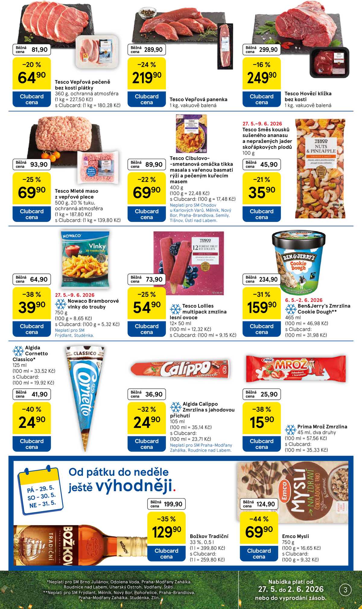 Tesco supermarkety od 27.5. do 2.6.2026 strana 3